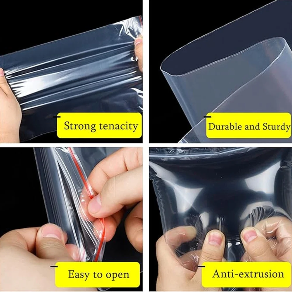 100-1000 Buah Tas Transparan D - Food Storage Lock Box ulasan dan harga