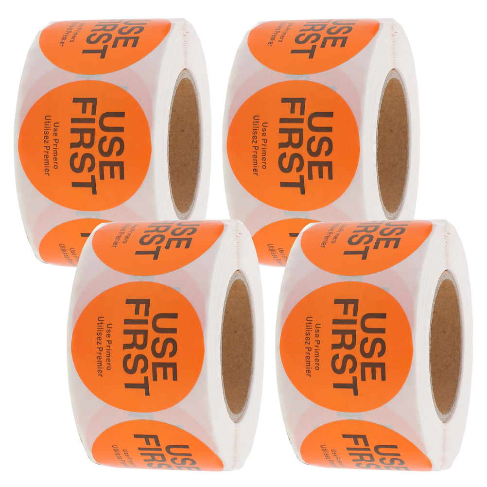 4 Rol Stiker Label Layanan Mak - Food Storage For Restaurant ulasan dan harga