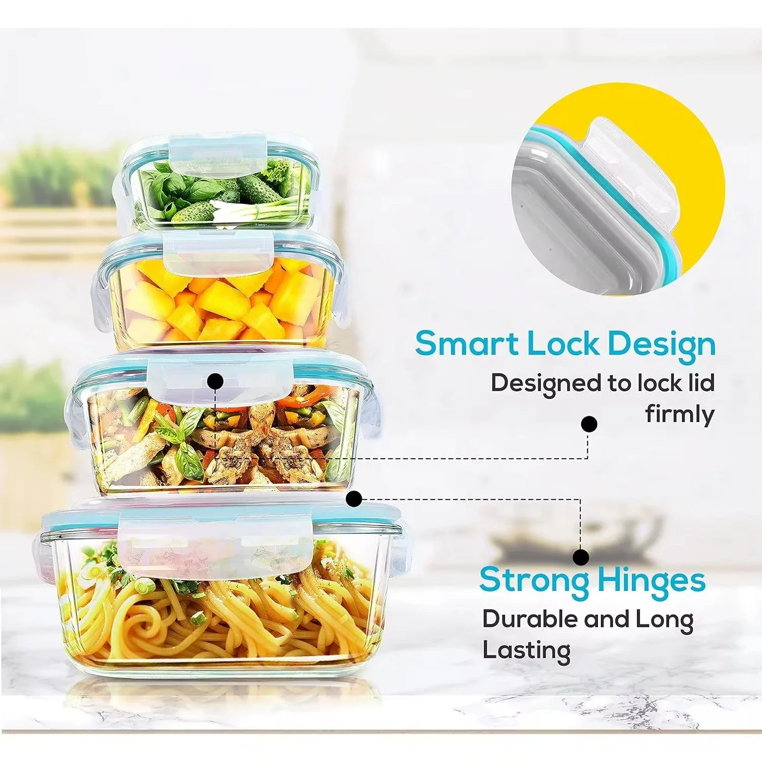 Wadah Penyimpanan Makanan Kota - Food Storage Glass Jar ulasan dan harga