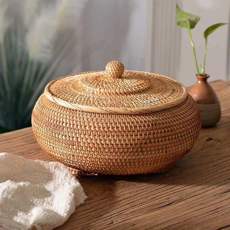 Kotak Penyimpanan Rotan Tenun  - Food Storage Quart ulasan dan harga