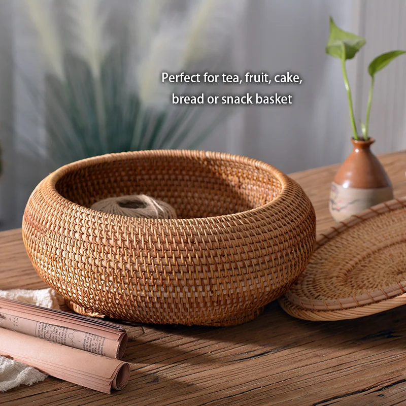 Kotak Penyimpanan Rotan Tenun  - Food Storage Quart ulasan dan harga