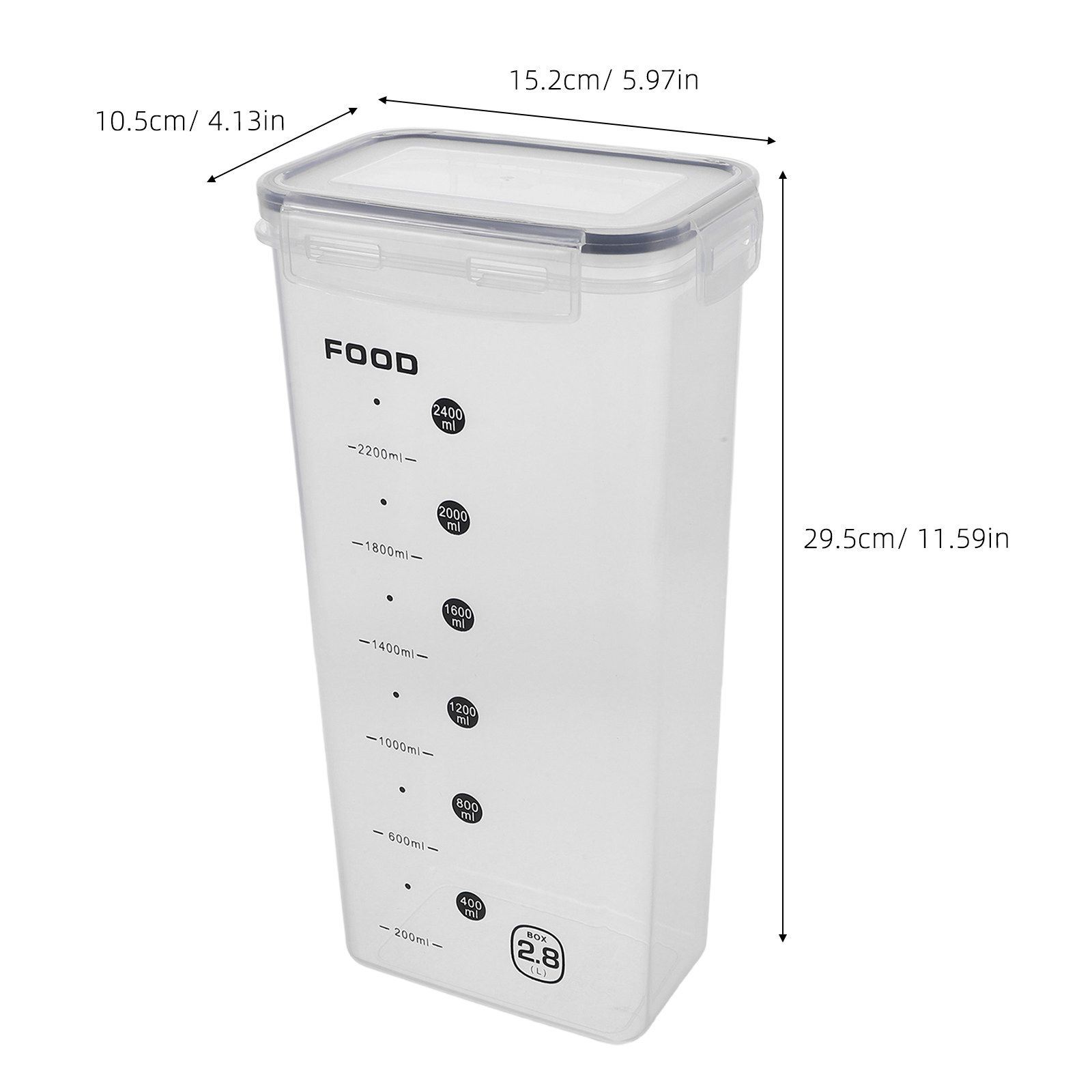 2 Buah Wadah Penyimpanan Biji- - Food Storage Plastic Container ulasan dan harga